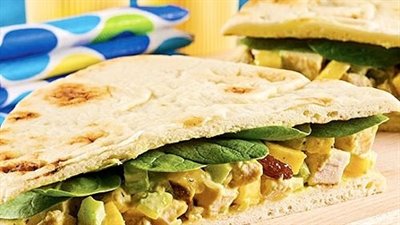 Sandwich au poulet &#224; l&#39;indienne