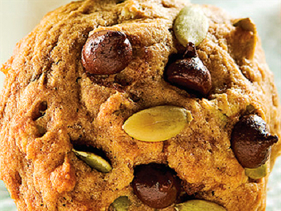 Biscuits &#224; la citrouille et p&#233;pites de chocolat