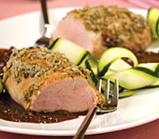 Filet de porc, sauce au cacao