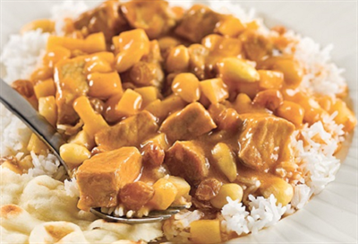 Mijot&#233; de porc de Madras