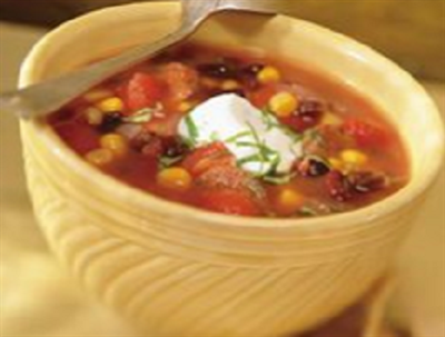Soupe aux haricots noirs de Santa Fe
